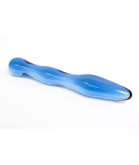 Blue Wonder Glass Anal Stick