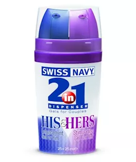 2-in-1 Dispenser: His And Hers Stimulating Gel