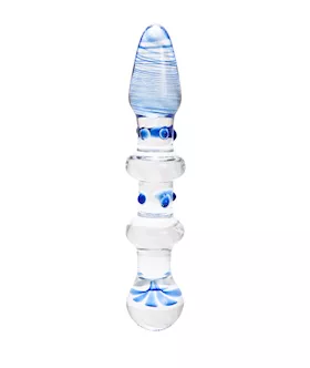 Rippling Glass Dildo