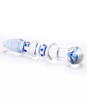 Rippling Glass Dildo