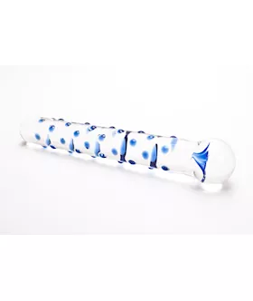 Dots The Spots Glass Dildo