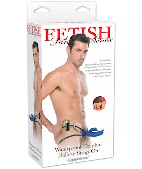 Fetish Fantasy Series Waterproof Diving Dolphin Hollow Strap-on