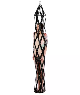 Hanging Rubber Strap Cage