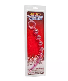 Pink Silicone Anal Beads