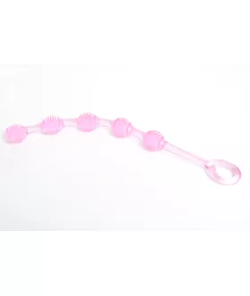 Pink Jelly Butt Beads
