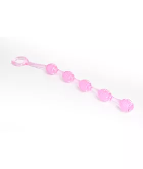 Pink Jelly Butt Beads