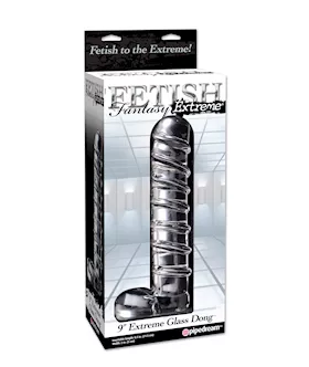 Fetish Fantasy Extreme 9" Extreme Glass Dong