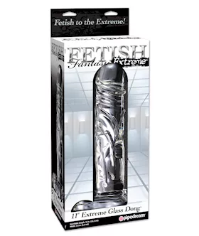 Fetish Fantasy Extreme 11" Extreme Glass Dong