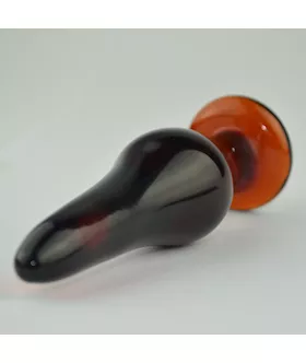 Slippery When Wet Glass Butt Plug