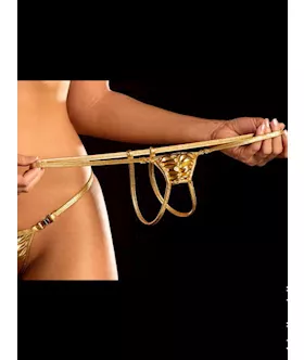 Crotchless Gold Digger Panties