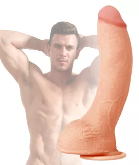 Raging Cockstars Curved Calvin Realistic Dildo