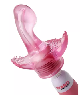 Double Sided Pink G-spot Wand Attachment