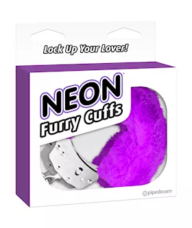 Neon Luv Touch Neon Furry Cuffs