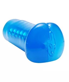 Blue Beaded Pussy Stroker