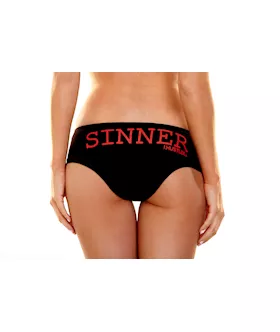 Sinner Screen Print Booty Short