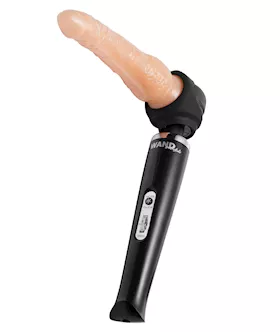 Strap Cap Vibrating Wand Harness Kit With Dildo