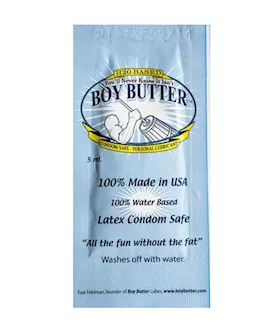 Boy Butter H2o 5ml Sample