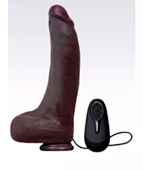 Flash Brown Black Cock Addiction 5x Vibrating