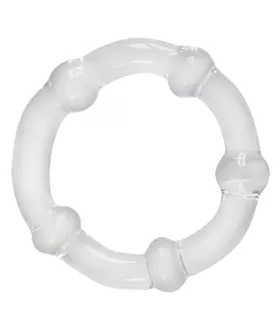 Glass Cock Ring 40mm Clear