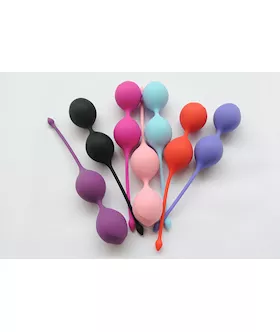 Red Silicone Kegel Excercise Balls