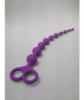 Beginners Play Anal Beads Purple