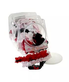 Lace Leg Garter Black