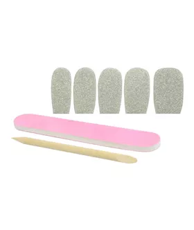 Silver Glitter Nail Foil