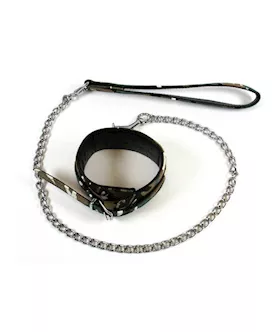 Kinky Collar & Leash Camo