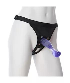 Vac-u-lock Purple G-spot Dong With Ultra Harness