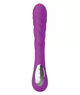Playful Twirl Silicone Rechargeable Purple
