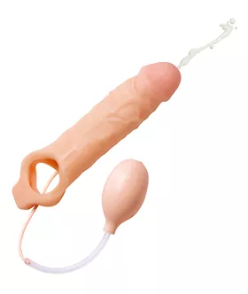 Realistic Ejaculating Penis Enlargement Sheath- Packaged