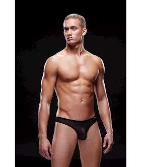 Envy Mesh Thong L Xl Black