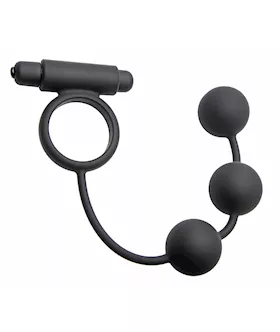Vibrating Cock Ring And Anal Balls