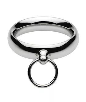Lead Me Stainless Steel Cock Ring- 195 Inch