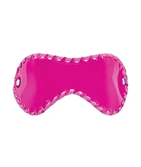 Pink Stitching Eye Mask With Elastic Strap