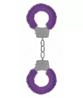 Pleasure Handcuffs Furry Purple
