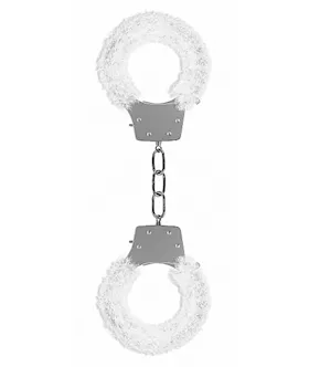 Pleasure Handcuffs Furry White