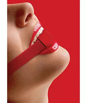 Elastic Ball Gag Red