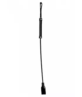 Cube Tipped Crop Pvc Black