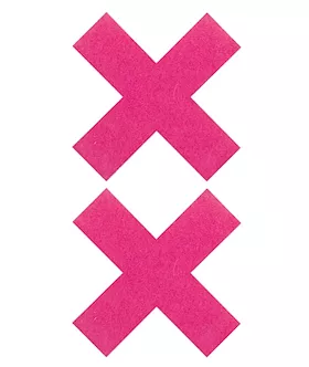 Nipple Sticker Cross Pink