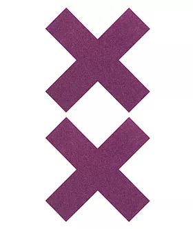 Nipple Sticker Cross Purple
