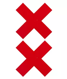Nipple Sticker Cross Red