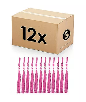 Whip Leather Purple With White Stripe 12pcs In One Box