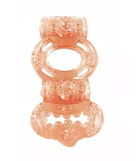 Double Vibrating Twin Ring Skin