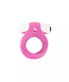 Vibrating Endless Cockring Pink