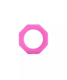 Octagon Ring Small Pink