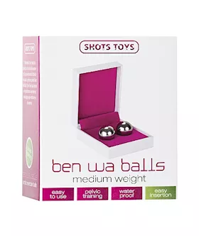Ben Wa Balls Medium Weight Silver