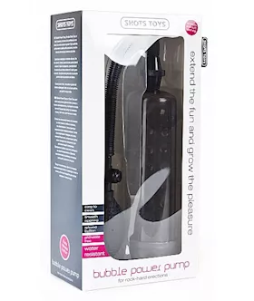 Bubble Power Pump Black