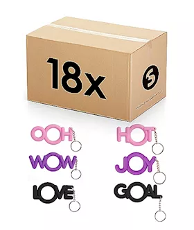 Words Cockring 18pcs In One Pack