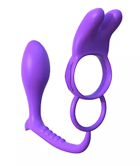 Fantasy C-ringz Ass-gasm Vibrating Rabbit
